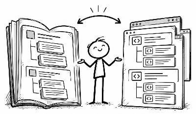 Writing software is very similar to writing a book