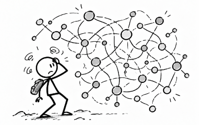 Trying to navigate a chaotic graph